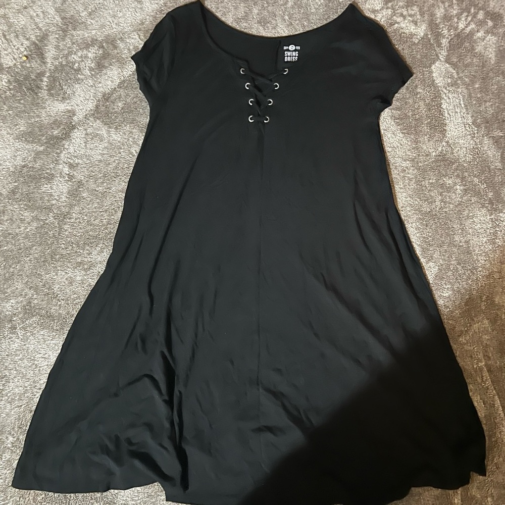 Black swing dress